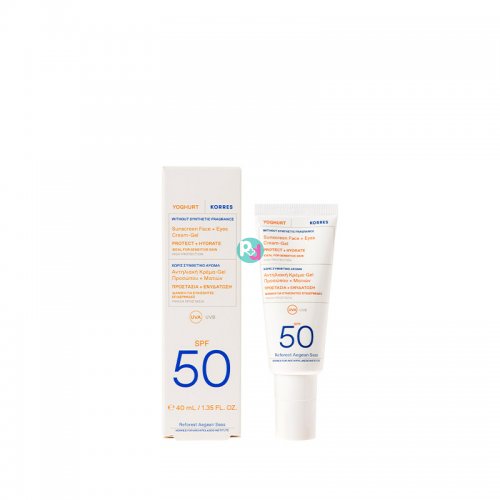 Korres Sunscreen Yoghurt Face + Eyes SPF50 40ml